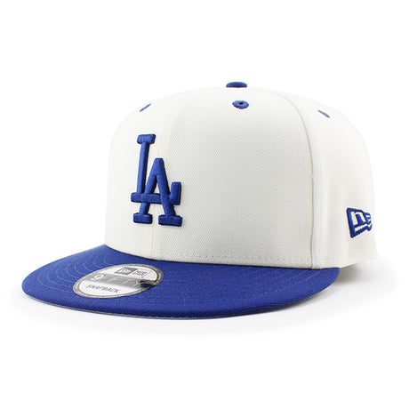 ニューエラ キャップ 9FIFTY ロサンゼルス ドジャース MLB 2T TEAM BASIC SNAPBACK CAP CHROME WHITE