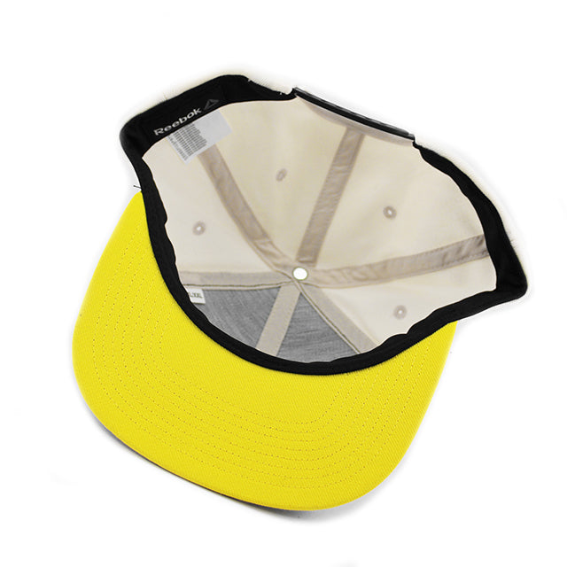 リーボック スナップバック キャップ UFC FIGHT NIGHT FLAT BRIM SNAPBACK CAP BLACK WHITE YELLOW
