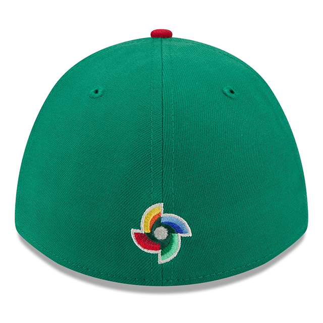 ニューエラ キャップ 39THIRTY M-CROWN WBC メキシコ 2026 WORLD BASEBALL CLASSIC CLASSIC FLEX FIT CAP GREEN RED