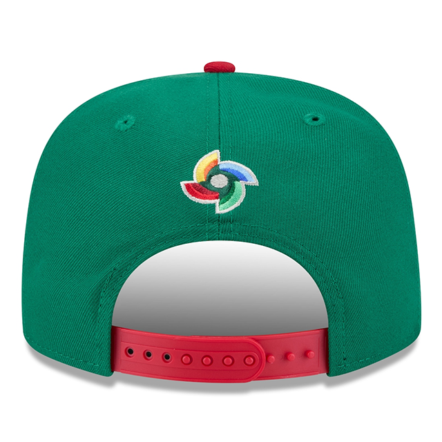 ニューエラ キャップ 9FIFTY A-FRAME WBC メキシコ 2026 WORLD BASEBALL CLASSIC SNAPBACK CAP GREEN RED