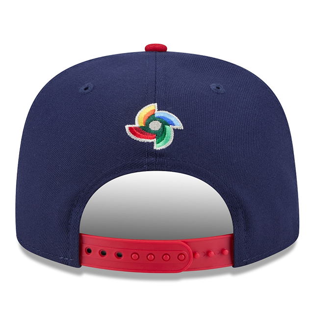ニューエラ キャップ 9FIFTY A-FRAME WBC アメリカ 2026 WORLD BASEBALL CLASSIC SNAPBACK CAP NAVY RED