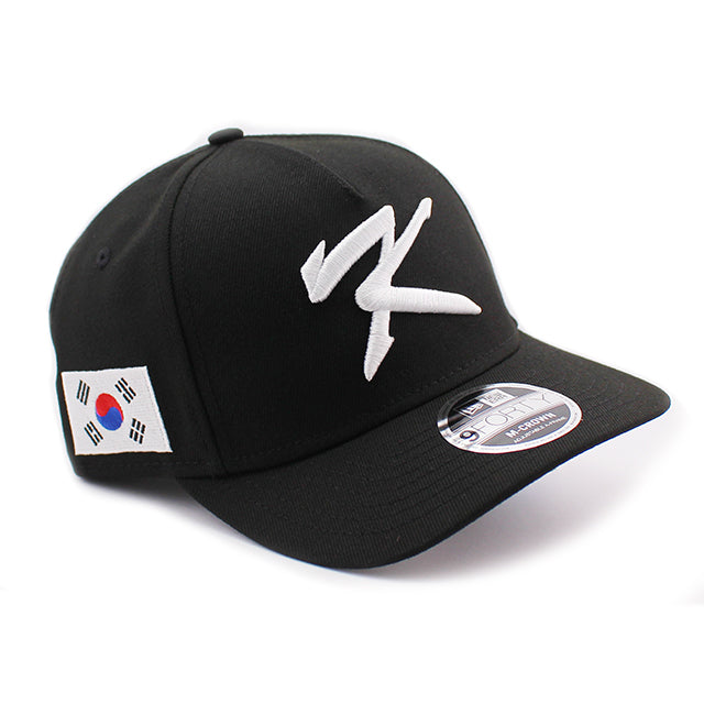 ニューエラ キャップ 9FORTY M-CROWN A-FRAME WBC 韓国 2026 WORLD BASEBALL CLASSIC SNAPBACK CAP BLACK WHITE