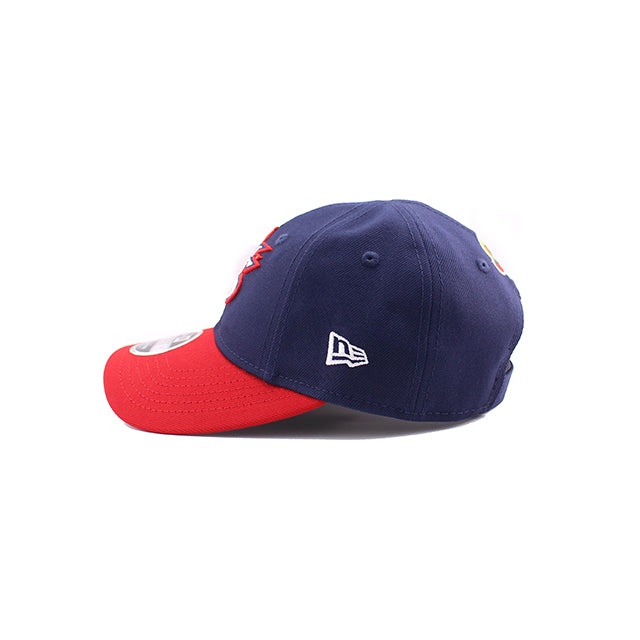 2026 ワールドベースボールクラシックモデル 幼児用 ニューエラ 9FORTY M-CROWN スナップバック アメリカ 2026 WORLD BASEBALL CLASSIC TODDLER SNAPBACK CAP NAVY RED
