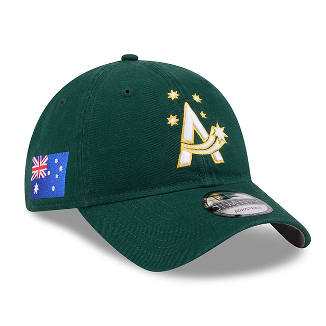 ニューエラ キャップ 9TWENTY ストラップバック WBC オーストラリア 2026 WORLD BASEBALL CLASSIC STRAPBACK CAP GREEN