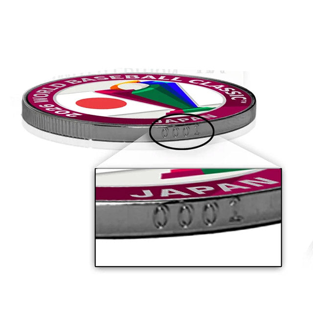 海外取寄 WBC 記念コイン 日本代表 2026 WORLD BASEBALL CLASSIC SILVER MINT COIN