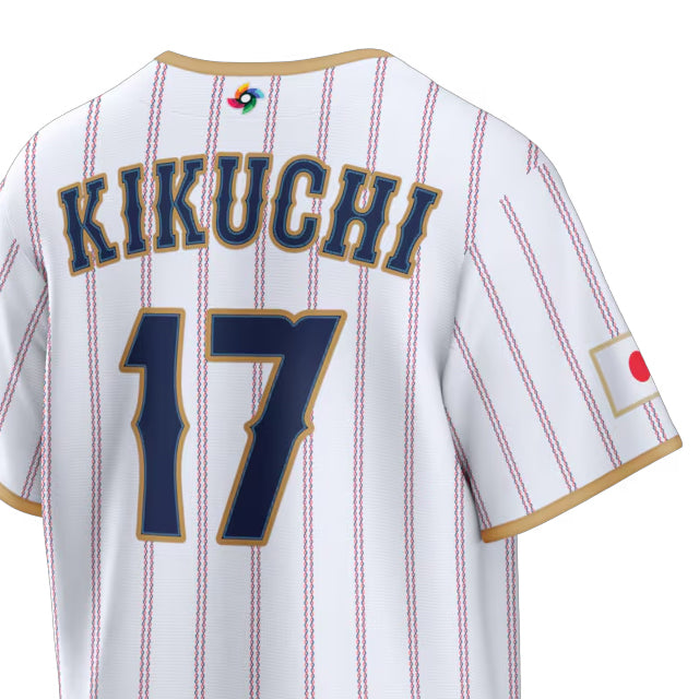 WBC 菊池雄星モデル 海外取寄 ナイキ レプリカユニフォーム 日本代表 2026 WORLD BASEBALL CLASSIC HOME STADIUM JERSEY WHITE