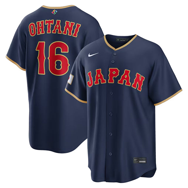 WBC 大谷翔平モデル 海外取寄 ナイキ レプリカユニフォーム 日本代表 2026 WORLD BASEBALL CLASSIC ROAD STADIUM JERSEY NAVY