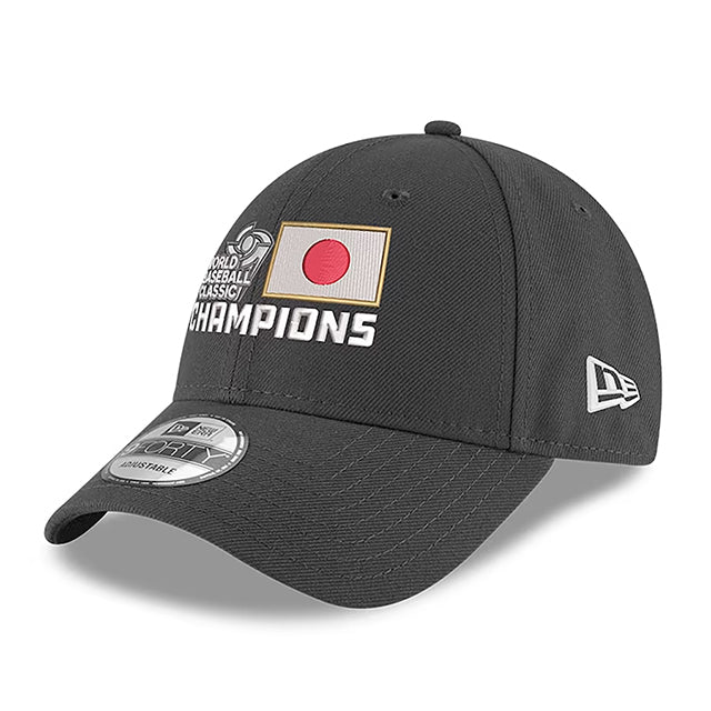 ニューエラ キャップ 9FORTY WBC 日本代表 NEW ERA 2023 WORLD BASEBALL CLASSIC CHAMPIONS LOCKER ROOM CHARCOAL