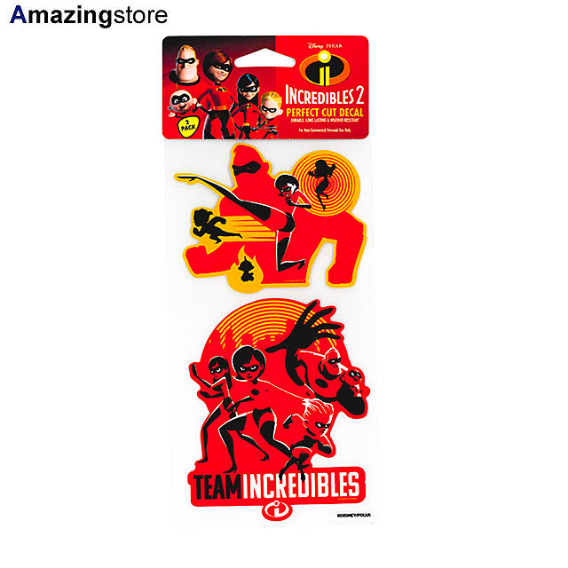 ウィンクラフト ステッカー ディズニー ピクサー インクレディブル PERFECT CUT DECAL 2 PACK WINCRAFT DISNEY PIXAR THE INCREDIBLES