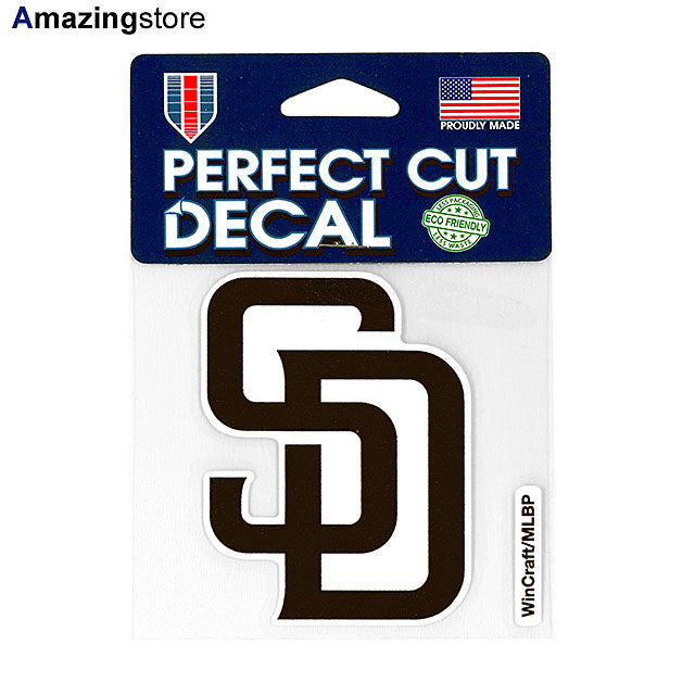 ウィンクラフト ステッカー サンディエゴ パドレス MLB PERFECT CUT DECAL WINCRAFT
