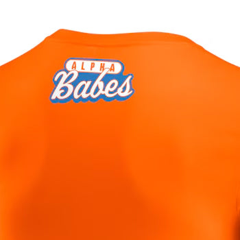 海外取寄 WWE AUTHENTIC Tシャツ 戸澤陽所属 アルファ・アカデミーモデル ALPHA ACADEMY BABES T-SHIRT ORANGE