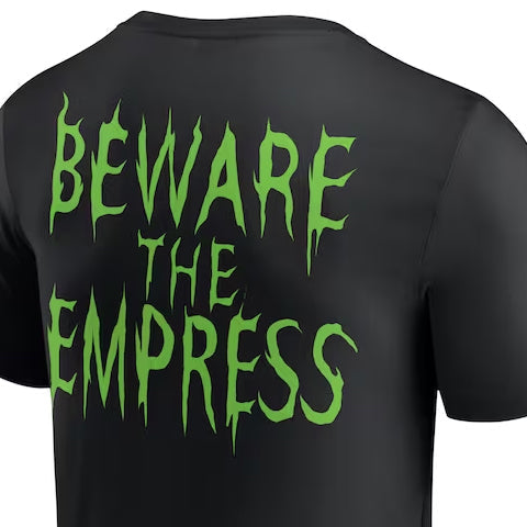 即日発送 ASUKAモデル WWE AUTHENTIC Tシャツ BEWARE THE EMPRESS T-SHIRT BLACK