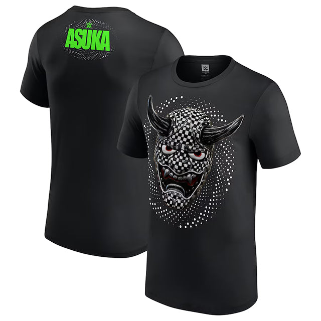 海外取寄 アスカ WWE AUTHENTIC Tシャツ SPIRIT MASK T-SHIRT BLACK