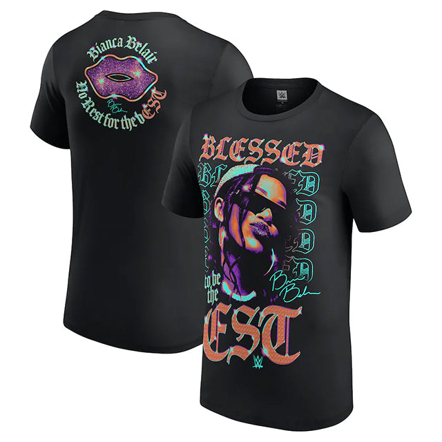 ビアンカ ベレアモデル WWE AUTHENTIC Tシャツ BLESSED TO BE THE EST T-SHIRT