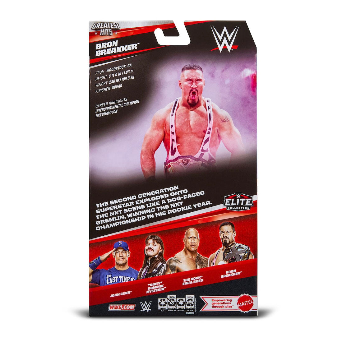 ブロン ブレイカーモデル WWE アクションフィギュア MATTEL ELITE COLLECTION SERIES GREATEST HITS ACTION FIGURE