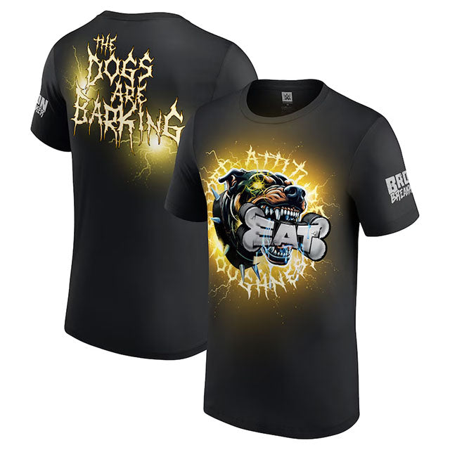 ブロン ブレイカーモデル 海外取寄 WWE AUTHENTIC Tシャツ THE DOGS ARE BARKING T-SHIRT BLACK
