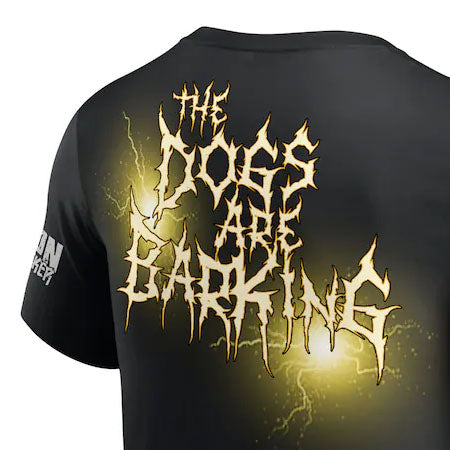 ブロン ブレイカーモデル 海外取寄 WWE AUTHENTIC Tシャツ THE DOGS ARE BARKING T-SHIRT BLACK