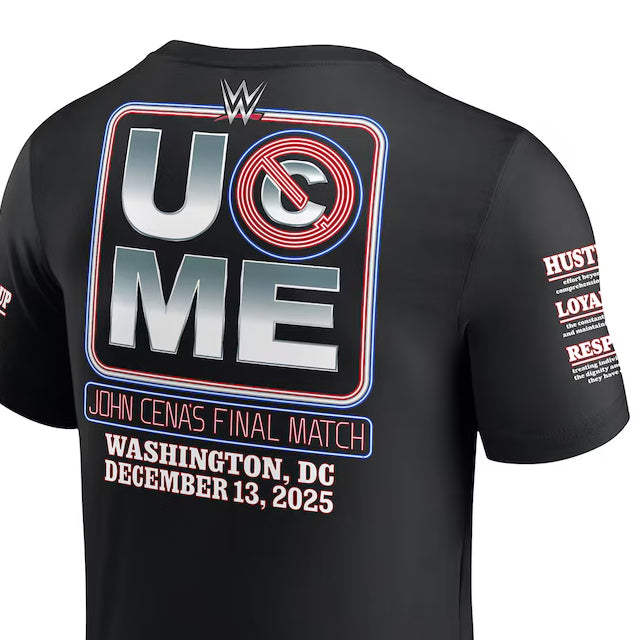 ジョン シナモデル 海外取寄 WWE AUTHENTIC Tシャツ TRADING CARDS T-SHIRT BLACK