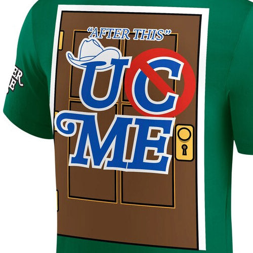 ジョン シナモデル 海外取寄 WWE AUTHENTIC Tシャツ FAREWELL TOUR 2025 DALLAS T-SHIRT GREEN