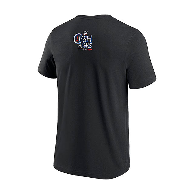 クラッシュインパリ 海外取寄 WWE AUTHENTIC Tシャツ CLASH IN PARIS 2025 FRENCH FLAG T-SHIRT BLACK