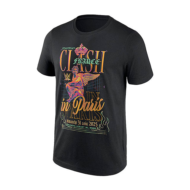 クラッシュインパリ 海外取寄 WWE AUTHENTIC Tシャツ CLASH IN PARIS 2025 FINE ARTS STATUE T-SHIRT BLACK
