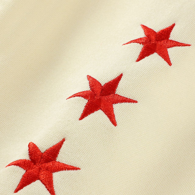 CMパンクモデル 海外取寄 WWE AUTHENTIC スウェット FIST SKYLINE SWEATSHIRT CREAM