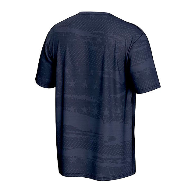 CMパンクモデル 海外取寄 WWE Tシャツ PROSPHERE AMERICANA T-SHIRT NAVY