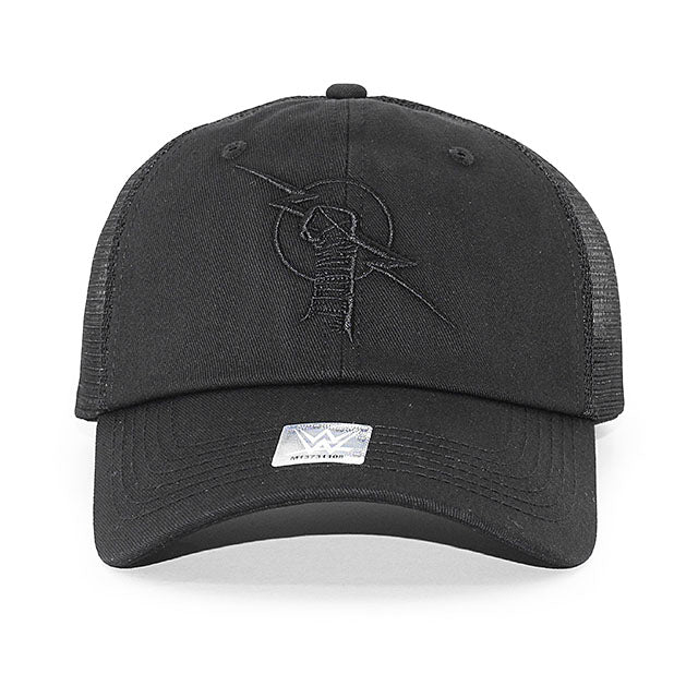 CMパンクモデル WWE AUTHENTIC メッシュキャップ RETURNS TRUCKER MESH CAP BLACK