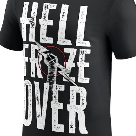 海外取寄 CMパンクモデル WWE AUTHENTIC Tシャツ HELL FROZE OVER T-SHIRT