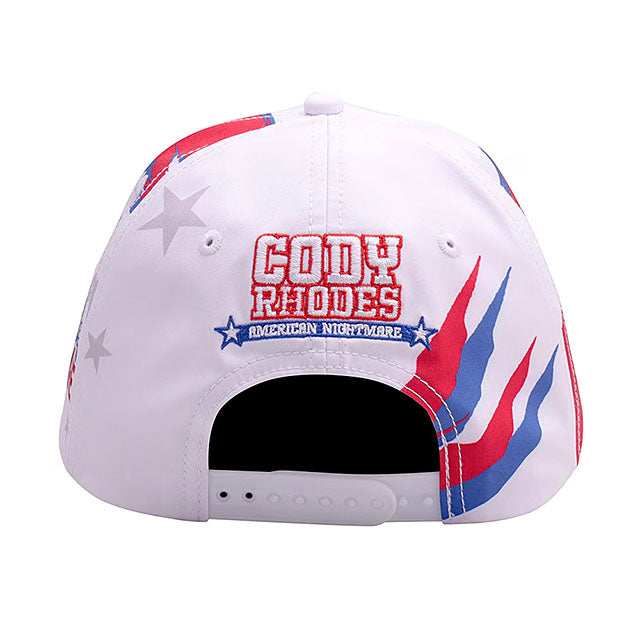 コーディ ローデスモデル 海外取寄 キャップ WWE AUTHENTIC AMERICANA SKULL SNAPBACK CAP WHITE