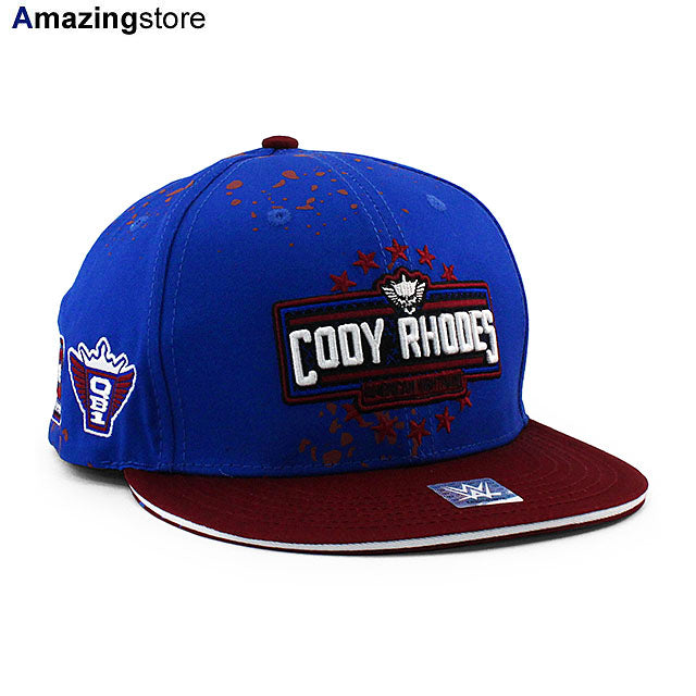 コーディ ローデスモデル キャップ WWE AUTHENTIC CAPTAIN SNAPBACK CAP BLUE