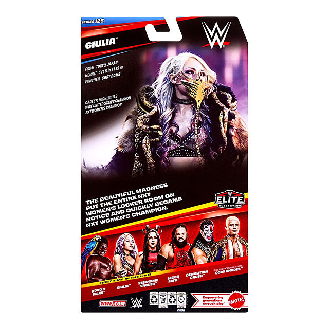 ジュリアモデル WWE フィギュア MATTEL ELITE COLLECTION 125 ACTION FIGURE