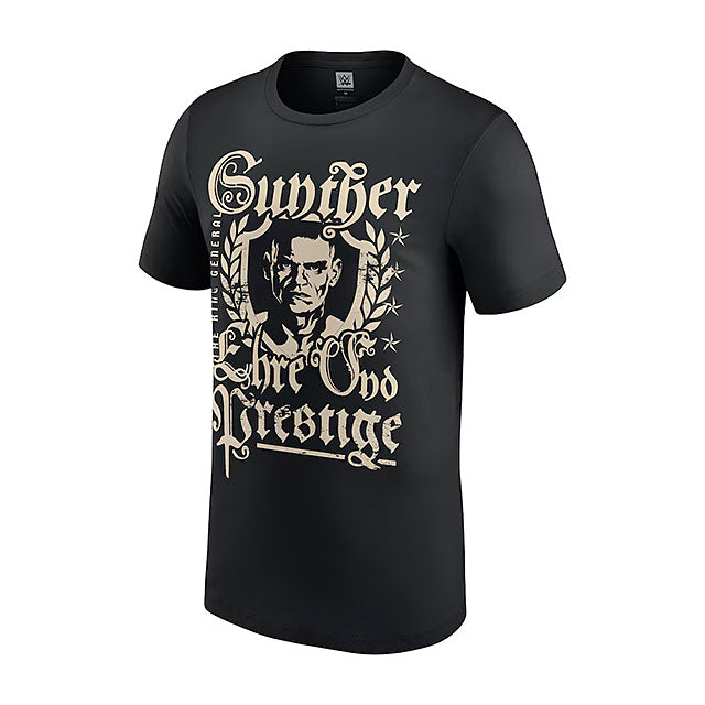 グンターモデル 海外取寄 WWE Tシャツ HONOR AND PRESTIGE T-SHIRT BLACK