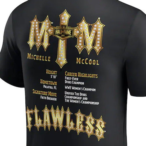 ミシェル マクールモデル WWE殿堂入り記念モデル WWE AUTHENTIC Tシャツ HALL OF FAME CLASS OF 2025