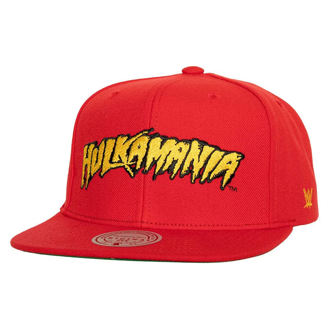 ハルク ホーガンモデル 海外取寄 ミッチェル&ネス WWE HULKMANIA SNAPBACK CAP
