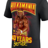 ハルク ホーガンモデル 海外取寄 WWE AUTHENTIC Tシャツ 40YEARS BROTHER  T-SHIRT