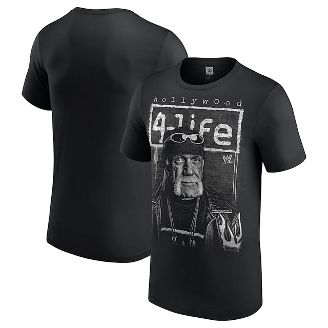 ハルク ホーガンモデル 海外取寄 WWE AUTHENTIC Tシャツ HOLLYWOOD 4-LIFE T-SHIRT BLACK