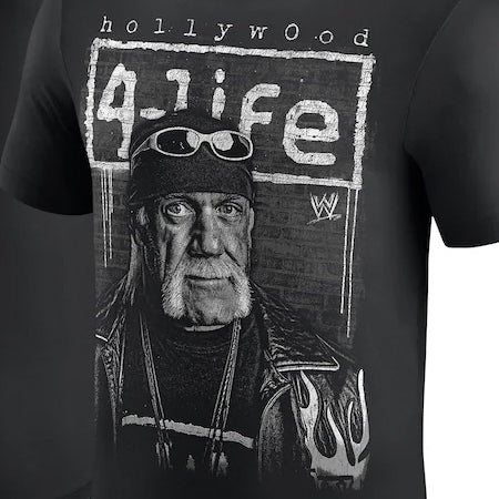 ハルク ホーガンモデル 海外取寄 WWE AUTHENTIC Tシャツ HOLLYWOOD 4-LIFE T-SHIRT BLACK