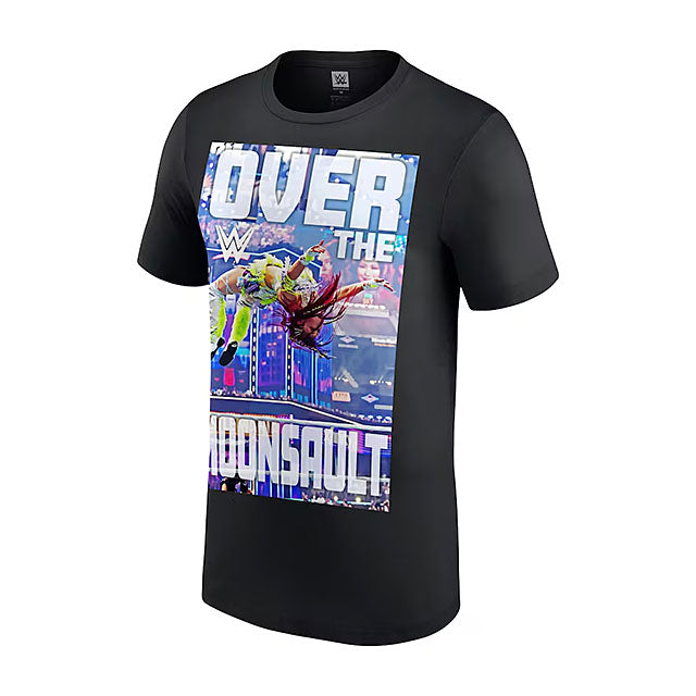 イヨ スカイモデル 海外取寄 WWE AUTHENTIC Tシャツ OVER THE MOONSAULT T-SHIRT BLACK
