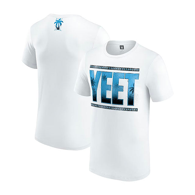 ジェイ ウーソモデル 海外取寄 WWE AUTHENTIC Tシャツ YEET T-SHIRT WHITE