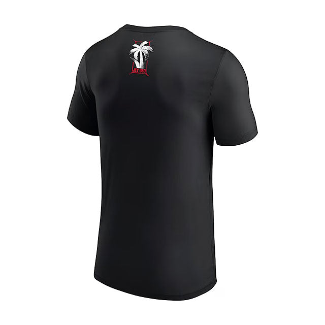 ジェイ ウーソモデル 海外取寄 WWE AUTHENTIC Tシャツ MON-JEY NIGHT RAW T-SHIRT BLACK