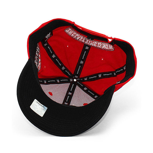 ジョン シナモデル WWE AUTHENTIC キャップ FAREWELL TOUR 2025 DAYTON SNAPBACK CAP RED