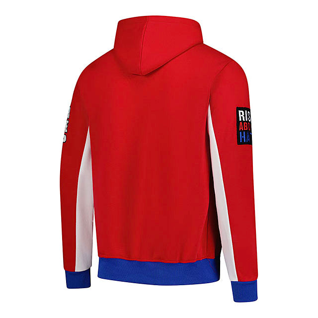 ジョン シナモデル 海外取寄 WWE AUTHENTIC フーディー FAREWELL TOUR CHENILLE PULLOVER HOODIE RED