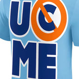 ジョン シナモデル 海外取寄&nbsp; WWE AUTHENTIC Tシャツ NEVER GIVE UP T-SHIRT LIGHT BLUE