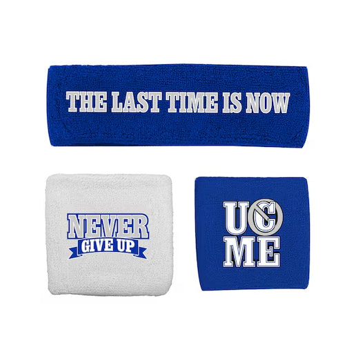 ジョン シナモデル 海外取寄 WWE AUTHENTIC FAREWELL TOUR 2025 LEXINGTON SWEATBAND TOWEL BLUE-WHITE