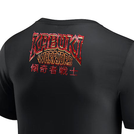 即日発送 カブキウォリアーズモデル WWE AUTHENTIC Tシャツ BLOOD MOON T-SHIRT BLACK