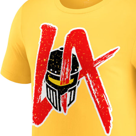 LAナイトモデル 海外取寄 WWE AUTHENTIC Tシャツ BIG LOGO T-SHIRT YELLOW