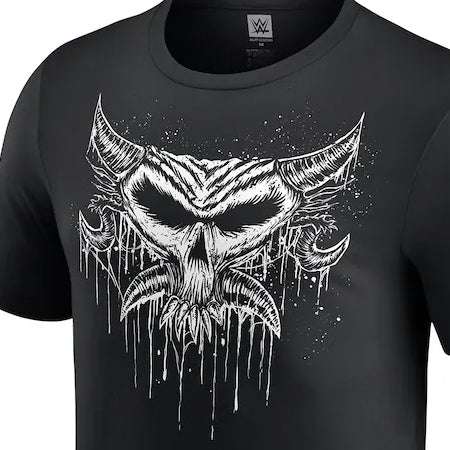 ブロック レスナーモデル 海外取寄 WWE AUTHENTIC Tシャツ LOGO T-SHIRT BLACK