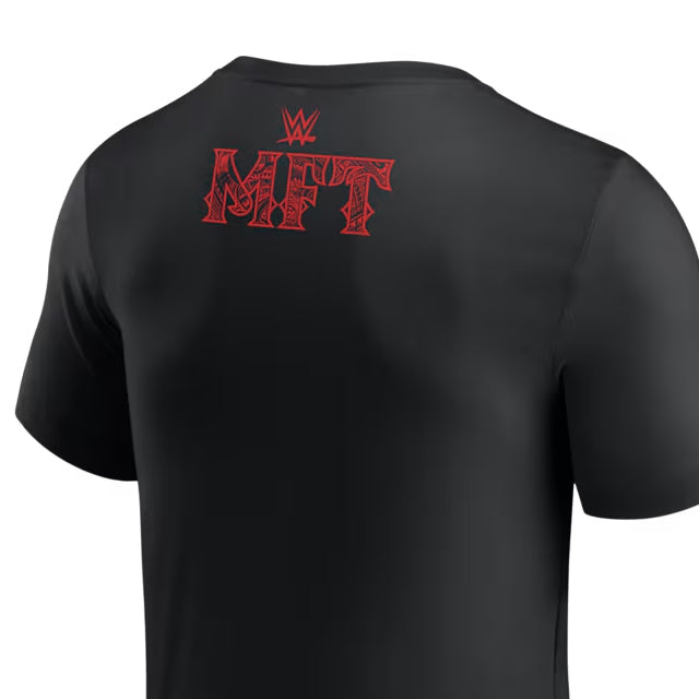 MFTモデル 海外取寄 WWE AUTHENTIC Tシャツ MFT PAINT T-SHIRT BLACK
