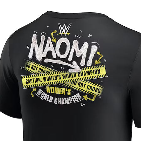 ナオミモデル 海外取寄 WWE AUTHENTIC Tシャツ WOMEN'S WORLD CHAMPION T-SHIRT BLACK